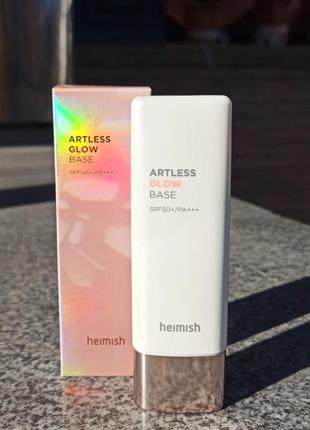 Heimish artless glow base spf50+ pa+++

сяюча база під макіяж захищає від сонця, освітлює, бореться зі зморшками, spf 50 + / pa +++, 40 мл