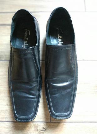 Шкіряні фірмові чоловічі туфлі 43 р 28 см