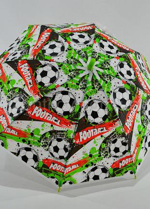Зонтик для мальчика 4-8 лет футбол
