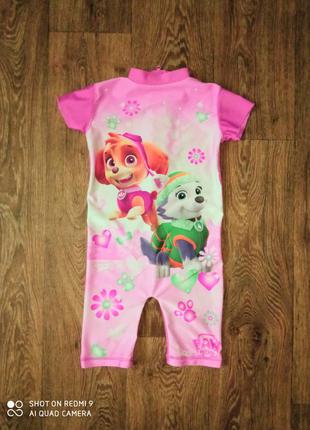 Детский цельный солнцезащитный купальный костюм для пляжа купальник для девочки