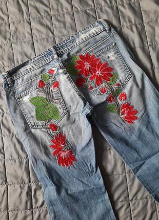 ❤️ оригинальные джинсы с вышивкой. турция
