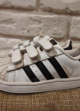 Шкіряні кросівки adidas superstar boost (оригінал). розмір 24 (ст. 15 см).