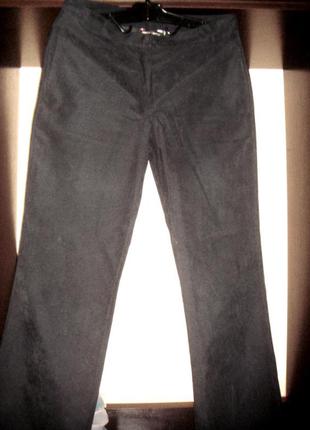 Шикарные  итальянские замшевые брюки