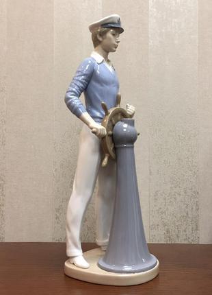 Порцелянова статуетка lladro «яхтсмен».6 фото