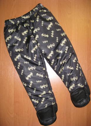 Штаны "batman" размер 9-12 мес. рост 74-80 см.