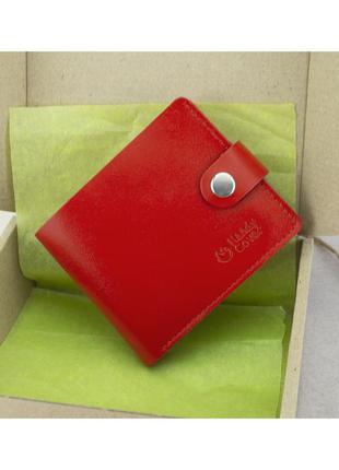 Подарочный женский набор №61: обложка документы + ключница + портмоне (красный)2 фото