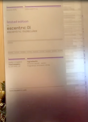 Escentric molecules escentric 01 limited edition💥оригинал 1 мл распив аромата 8