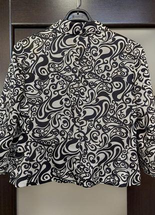 Piena романтичный однобортный приталенный пиджак жакет узор2 фото