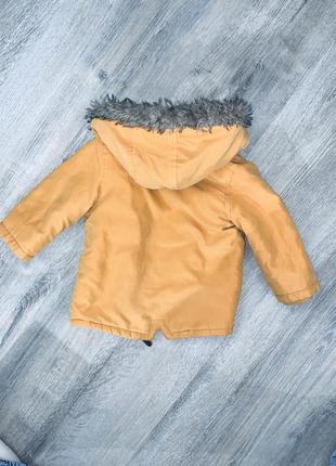 Утепленная курточка для малишей на меху george2 фото