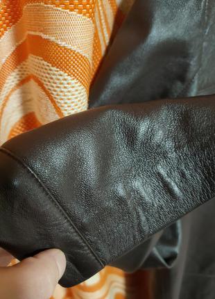 Кожаный пиджак жакет с мягкой овечьей кожи испания mayor de piel3 фото