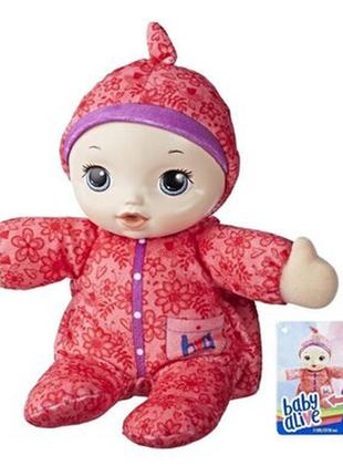 М'яка лялька baby alive love my blankie baby - blonde hair hasbro