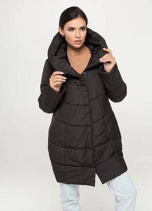 Куртка пуховик жіночий тепла зимова на силіконі демі весна осінь зима