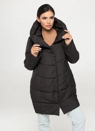 Куртка пуховик жіночий тепла зимова на силіконі демі весна осінь зима