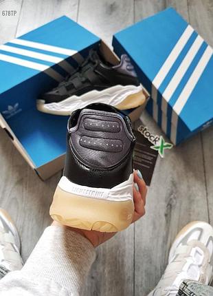 Мужские кроссовки white adidas niteball black7 фото