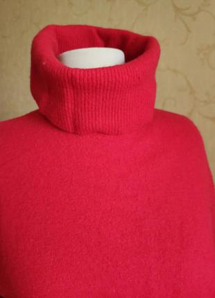 Винтаж!!! идеальное состояние  свитер ангора шерсть красный оверсайз3 фото