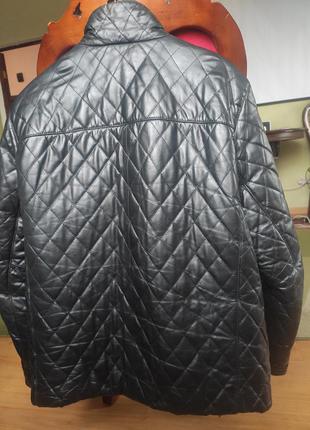 Шкіряний піджак куртка xl-xxl10 фото