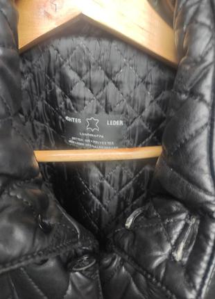 Шкіряний піджак куртка xl-xxl7 фото