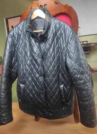 Кожаный пиджак куртка xl-xxl6 фото