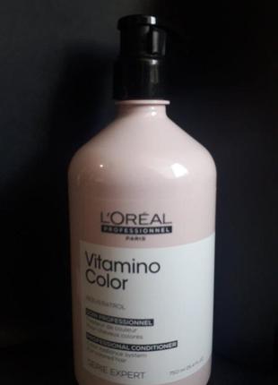 Loreal professionnel vitamino color resveratrol conditioner  кондиционер для волос, распив.