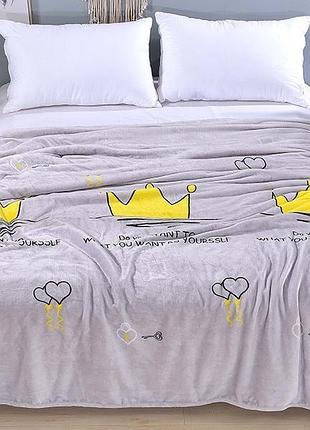 Стильные пледы покрывала велсофт микрофибра tag (украина)