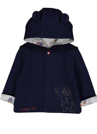 Детская кофточка с капюшоном “mothercare” из коллекции “paddington bear”