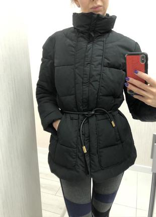 Super sale! шикарный брендовый пуховик sandro, размер s-m.