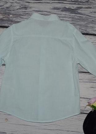 3 - 4 года 104 см h&m рубашка блузка блуза для модницы полоска2 фото