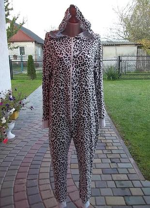 ( 48 р ) женская пижама кигуруми трикотажный комбинезон 100 % катон