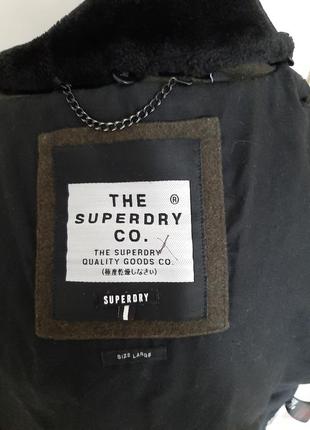 Тепле пальто куртка superdry8 фото