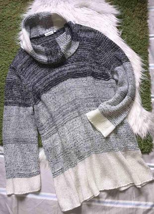 Кофта свитер туника c&a xl xxl с мерцающими пайетками1 фото