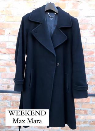 Шерстяное пальто weekend max mara.