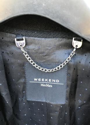 Шерстяное пальто weekend max mara.5 фото