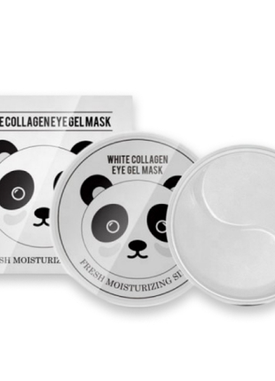 Гидрогелевые патчи sersanlove white collagen eye gel mask з экстрактом белых жемчужин и коллагеном 60 шт