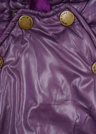 Mini a ture детский комбинезон конверт xina romper violet 0-3 м 50-56-62 см6 фото