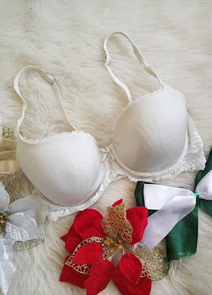 Білосніжний ліф бра бюстгалтер marks spencer