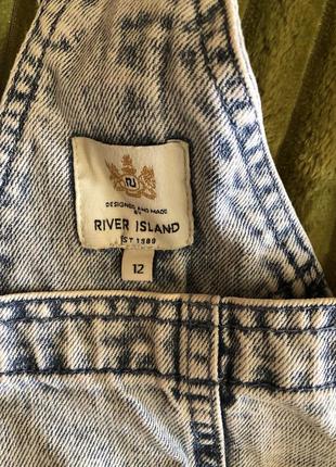 Джинсовый комбинезон river island4 фото