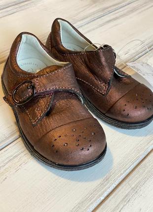 Новые итальянские туфли primigi, натуральная кожа.