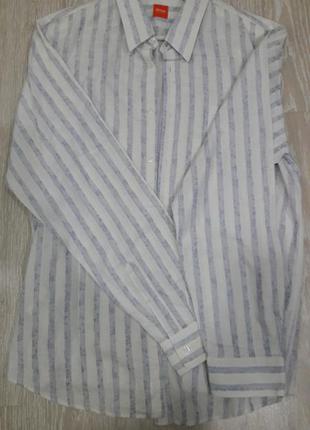 Оригінальна сорочка в смужку hugo boss