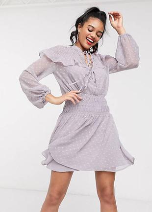 Платье asos! рюши! два платья в одном!1 фото