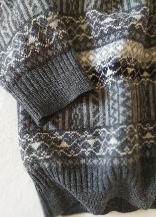 Чоловічий светр, джемпер кардиган шерсть4 фото