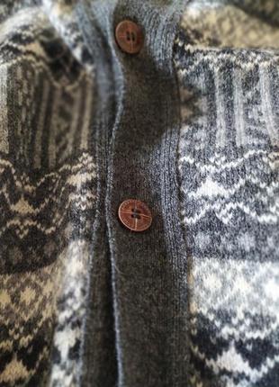 Чоловічий светр, джемпер кардиган шерсть5 фото