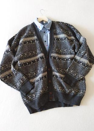 Чоловічий светр, джемпер кардиган шерсть6 фото