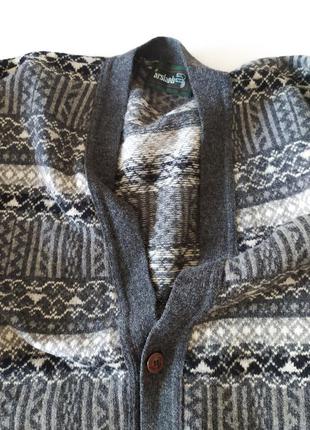 Чоловічий светр, джемпер кардиган шерсть7 фото