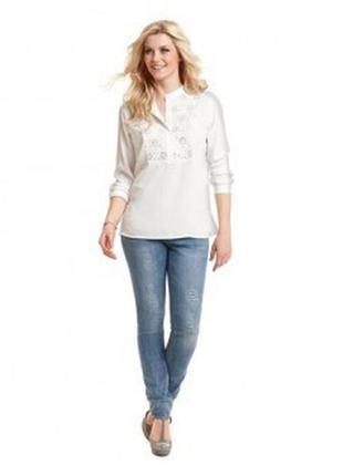 Модные узкие джинсы tсм tchibo от helen fischer. 40 евро