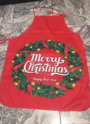 Кухонный фартук merry christmas