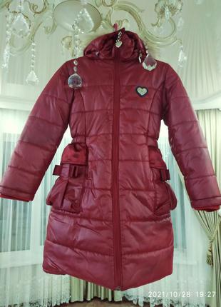Зимова куртка, пальто жіноче зимове, armani