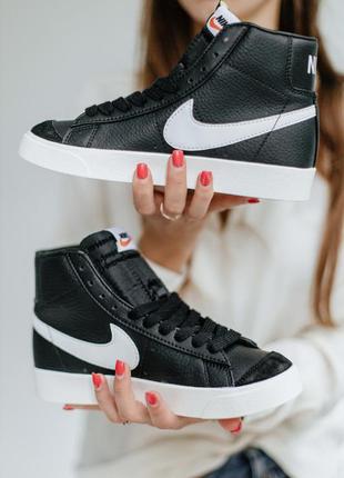 Кроссовки кросівки  blazer mid 77 vintage black sail2 фото