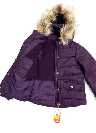 Тепла зимова курточка на дівчинку 128, 140 і 164 см
