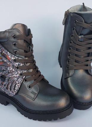 New! модные зимние ботинки weestep для девочки р.27-17,5 см4 фото