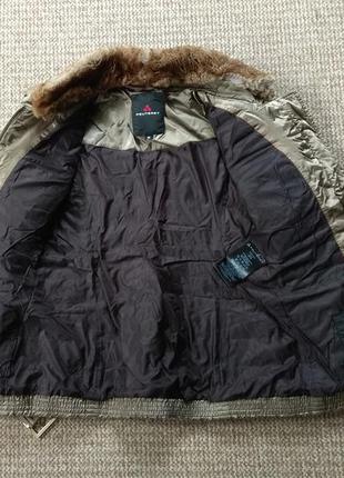 Peuterey жіночий пуховик з хутром кролика оригінал (40 - s)7 фото